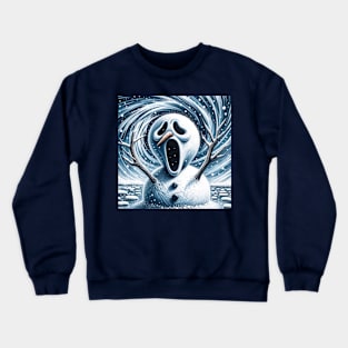 Frosty Frenzy: The Snowman’s Scream Crewneck Sweatshirt